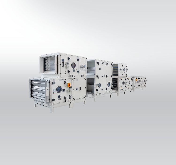 Luchtbehandelingsunit MANDÍK in hygiene uitvoering