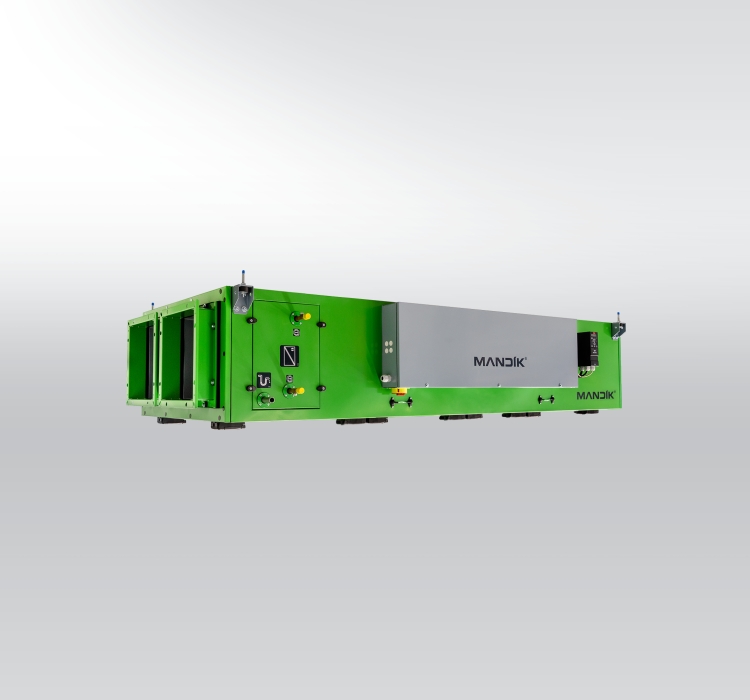 Compacte airconditioningsunit MANDIK voor plaatsing onder het plafond